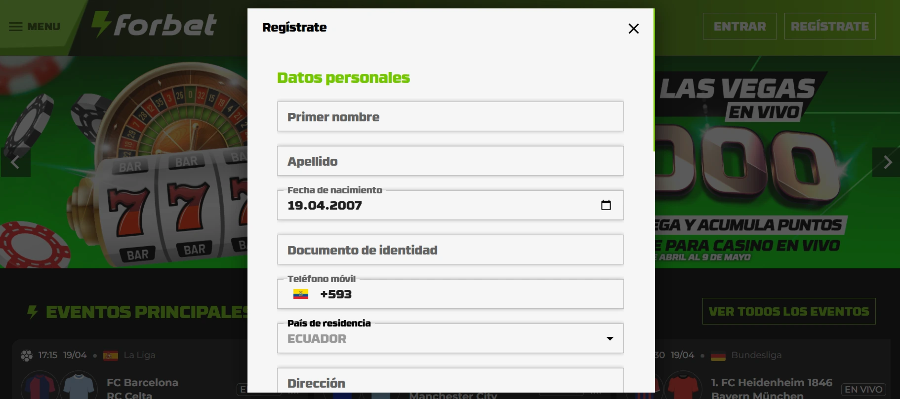 Ecuador Forbet